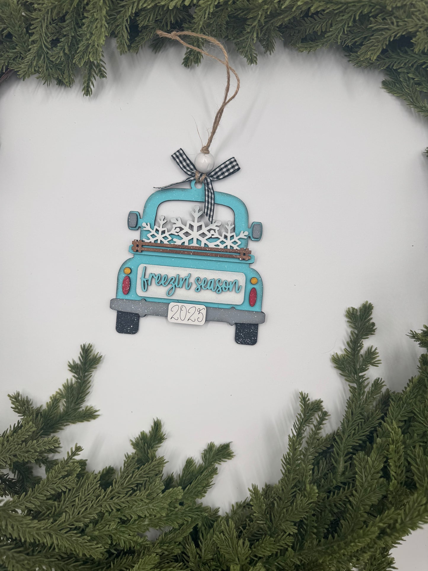 š§£ Freezinā Season Ornament ā Handmade Wood Christmas Ornament or Gift Card Holder
