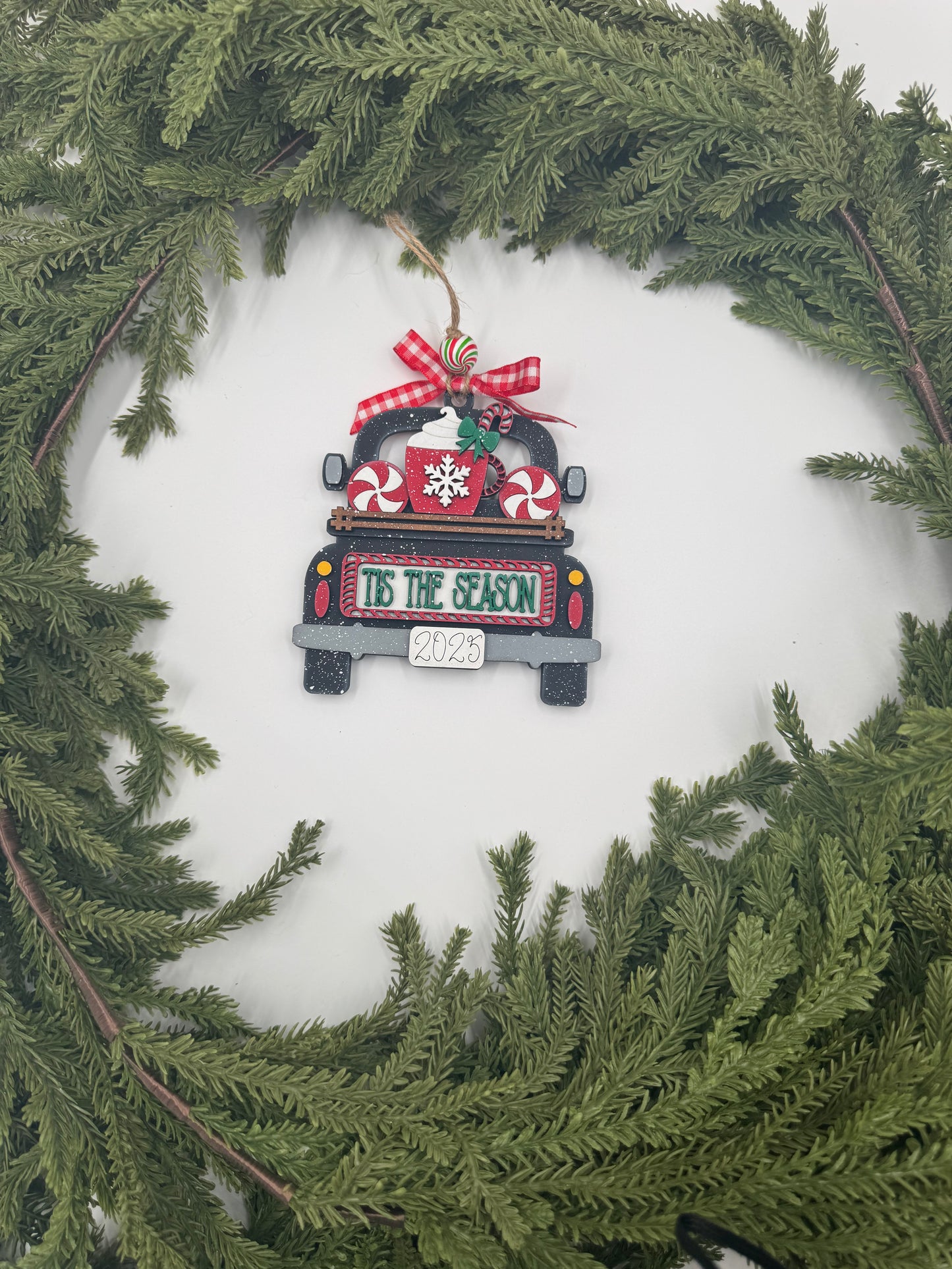 🎄 ‘Tis the Season Ornament – Handmade Wood Christmas Ornament or Gift Card Holder