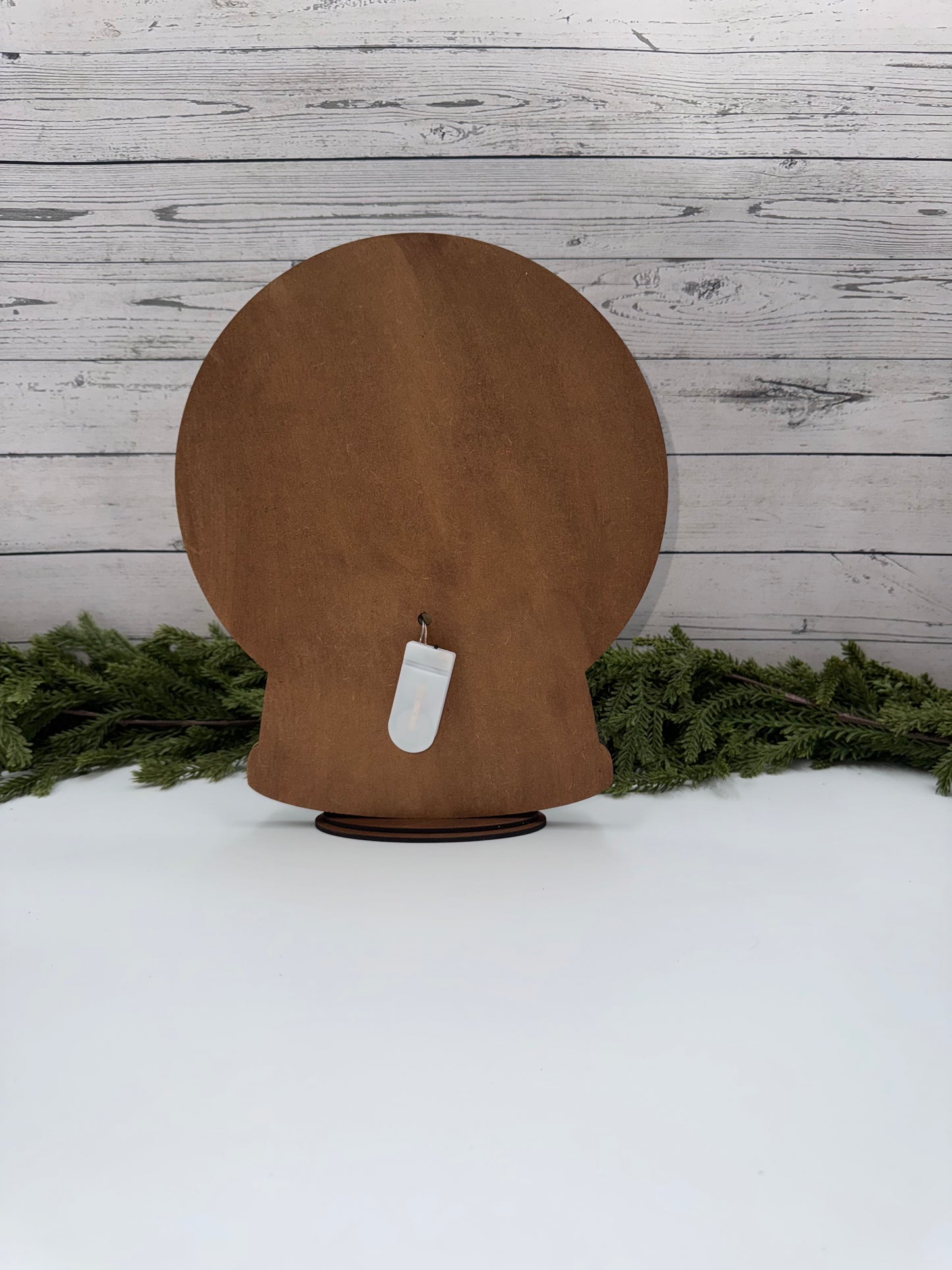 ❄️ Product Listing: Warm Winter Wishes Lighted Snow Globe Shelf Sitter