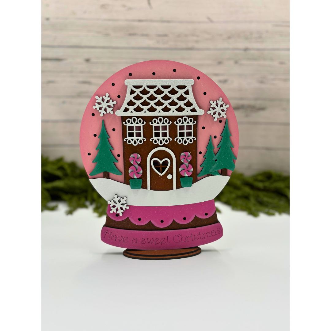 🍬 Have a Sweet Christmas Gingerbread House Shelf Sitter | Light-Up Holiday Décor