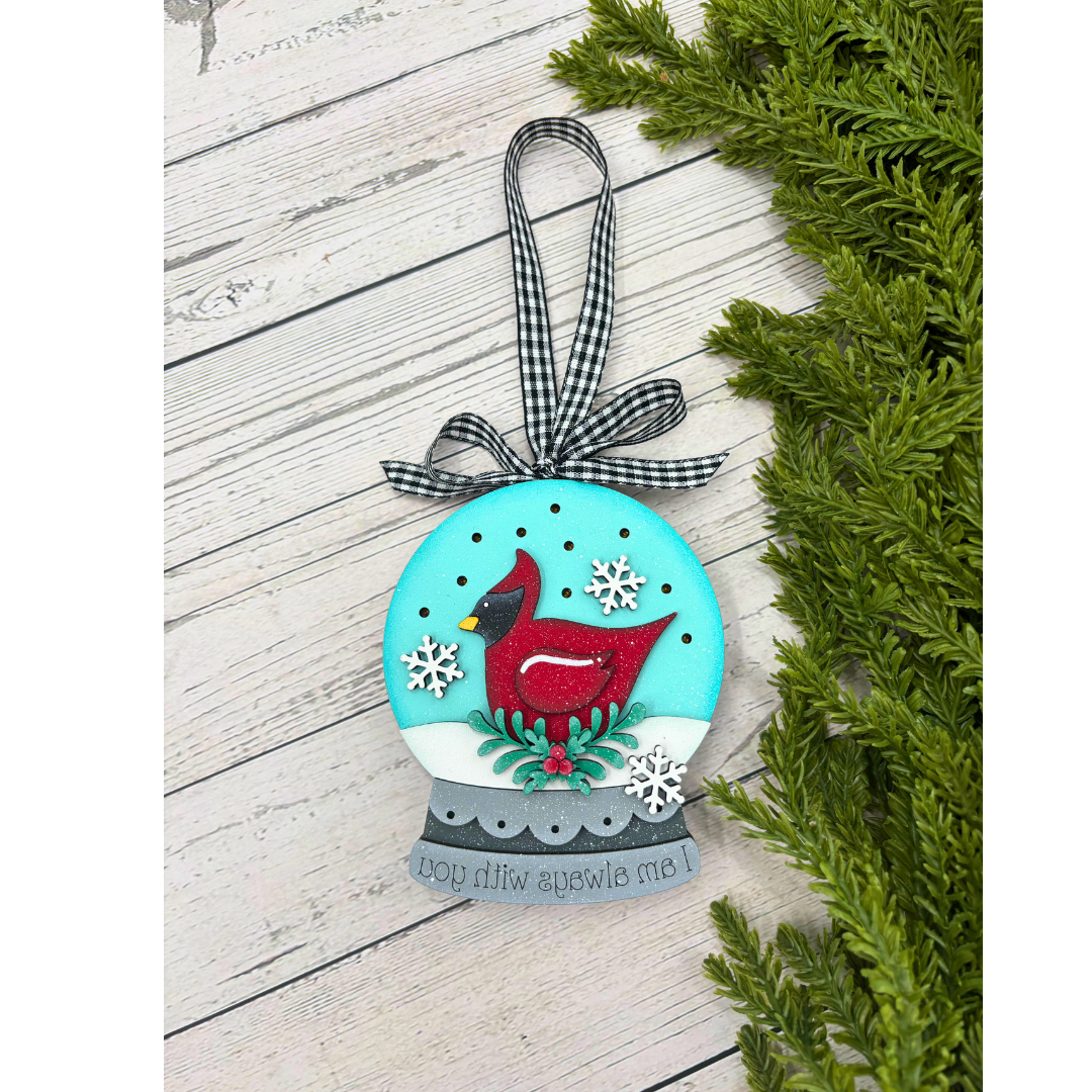 ✨ Light Up Cardinal Memorial Ornament – “I Am Always With You” | Handmade Christmas Keepsake by Thistle & Mill ✨