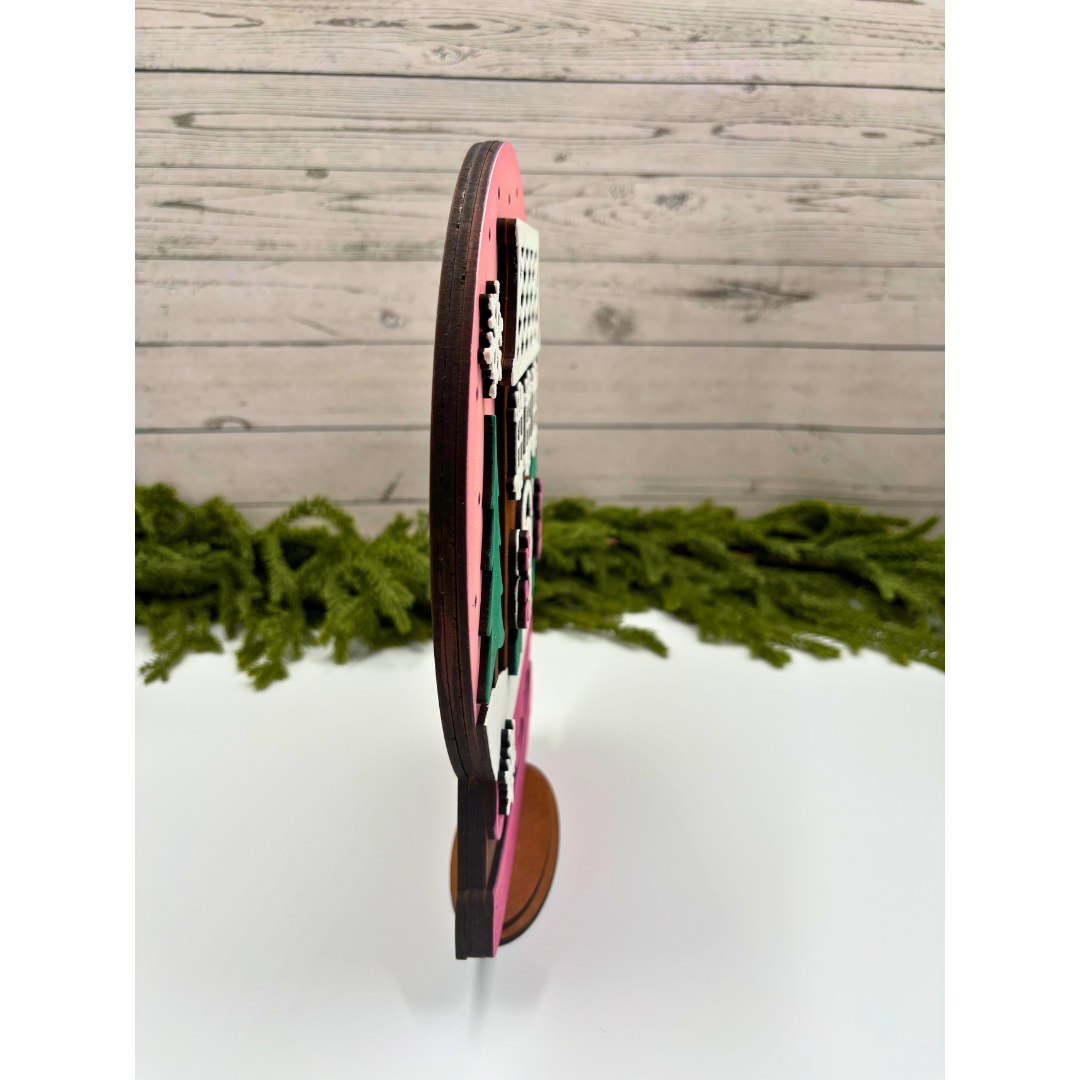 🍬 Have a Sweet Christmas Gingerbread House Shelf Sitter | Light-Up Holiday Décor