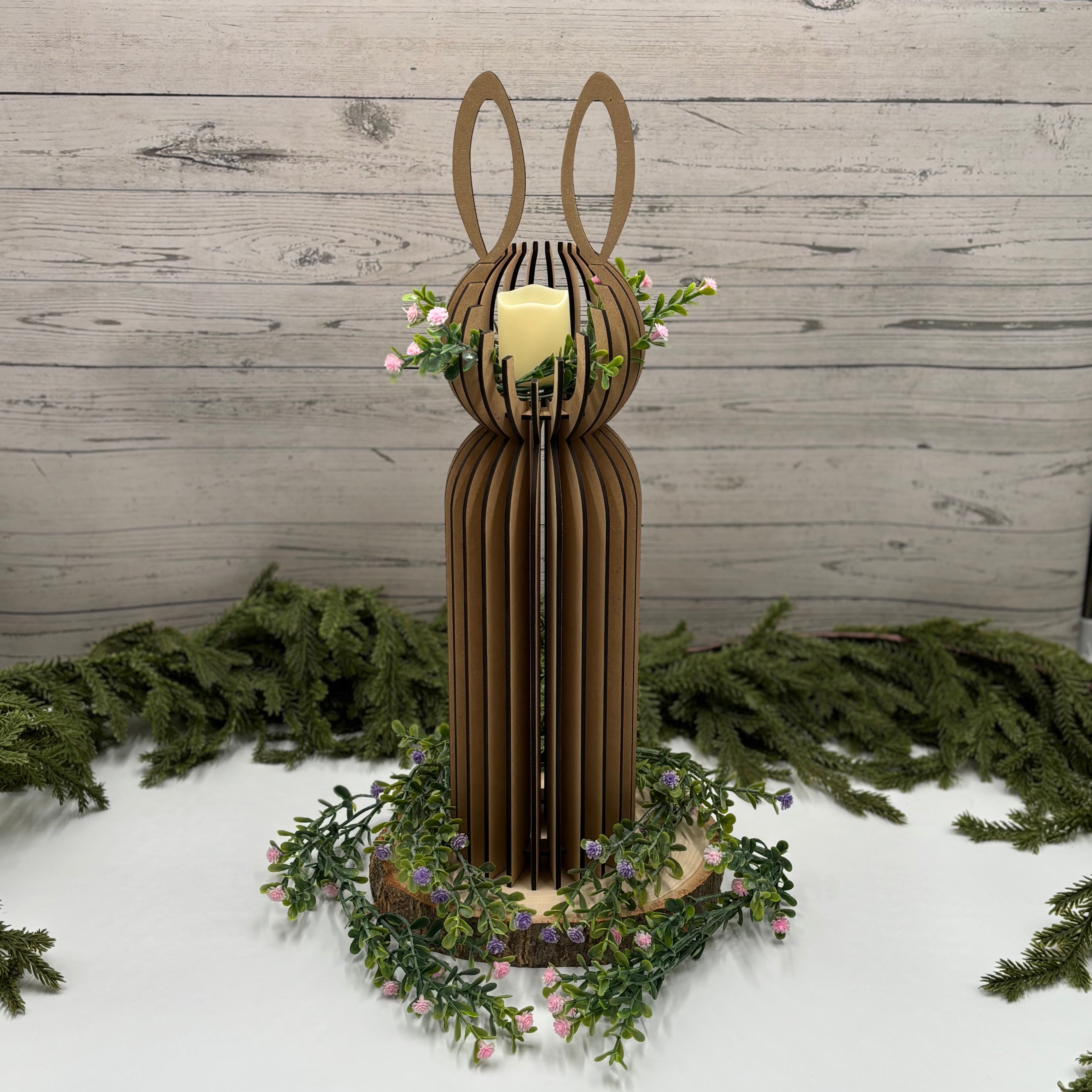 Bunny Votive Candle Holder – Individual or Set | Easter Decor Centerpiece
