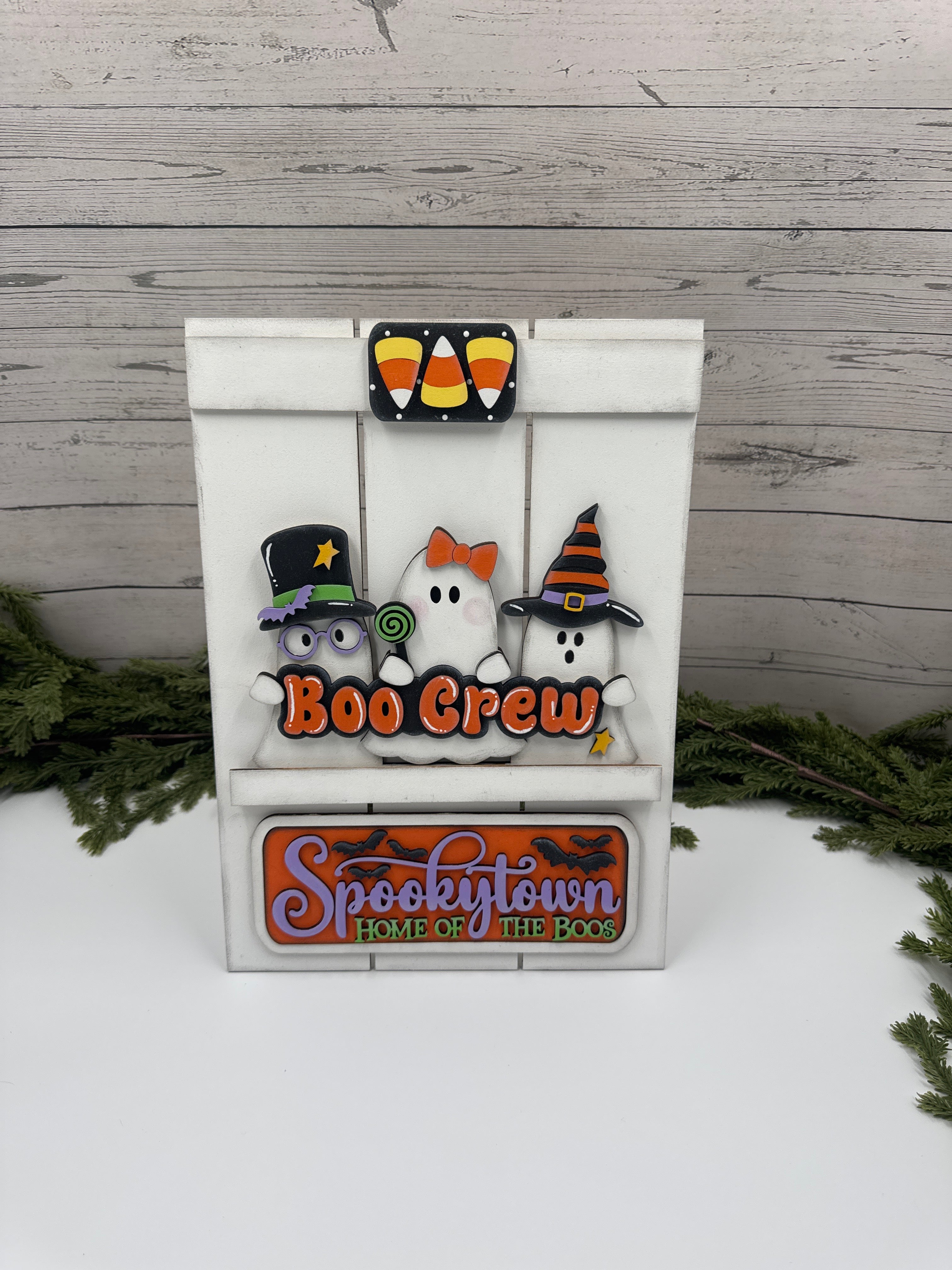 Interchangeable Holiday Sign Holder – Handcrafted Wood Magnetic Display Frame, 9x13 Farmhouse Base for Seasonal Kits