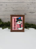 Wooden Interchangeable Sign Holder – Handcrafted Farmhouse Frame