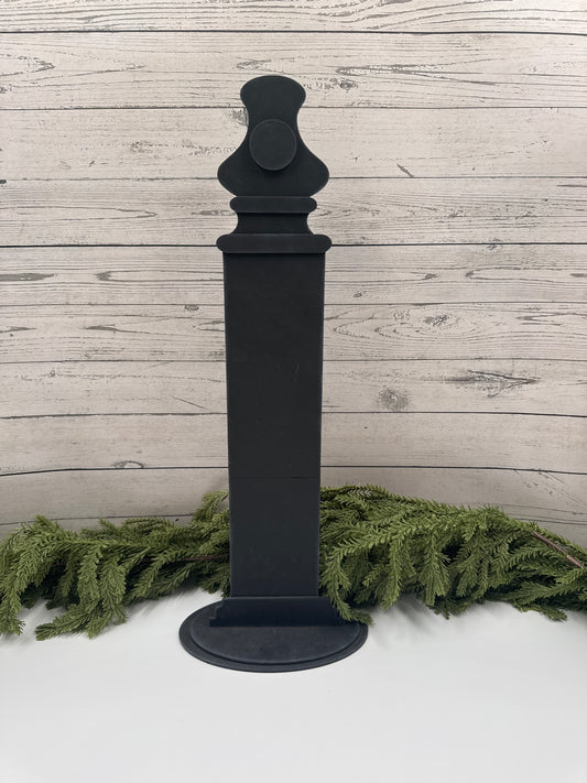 Display Stand for 10.5” Hanging Signs – Handcrafted Wooden Base for Seasonal Round Sign Collection