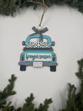 🧣 Freezin’ Season Ornament – Handmade Wood Christmas Ornament or Gift Card Holder