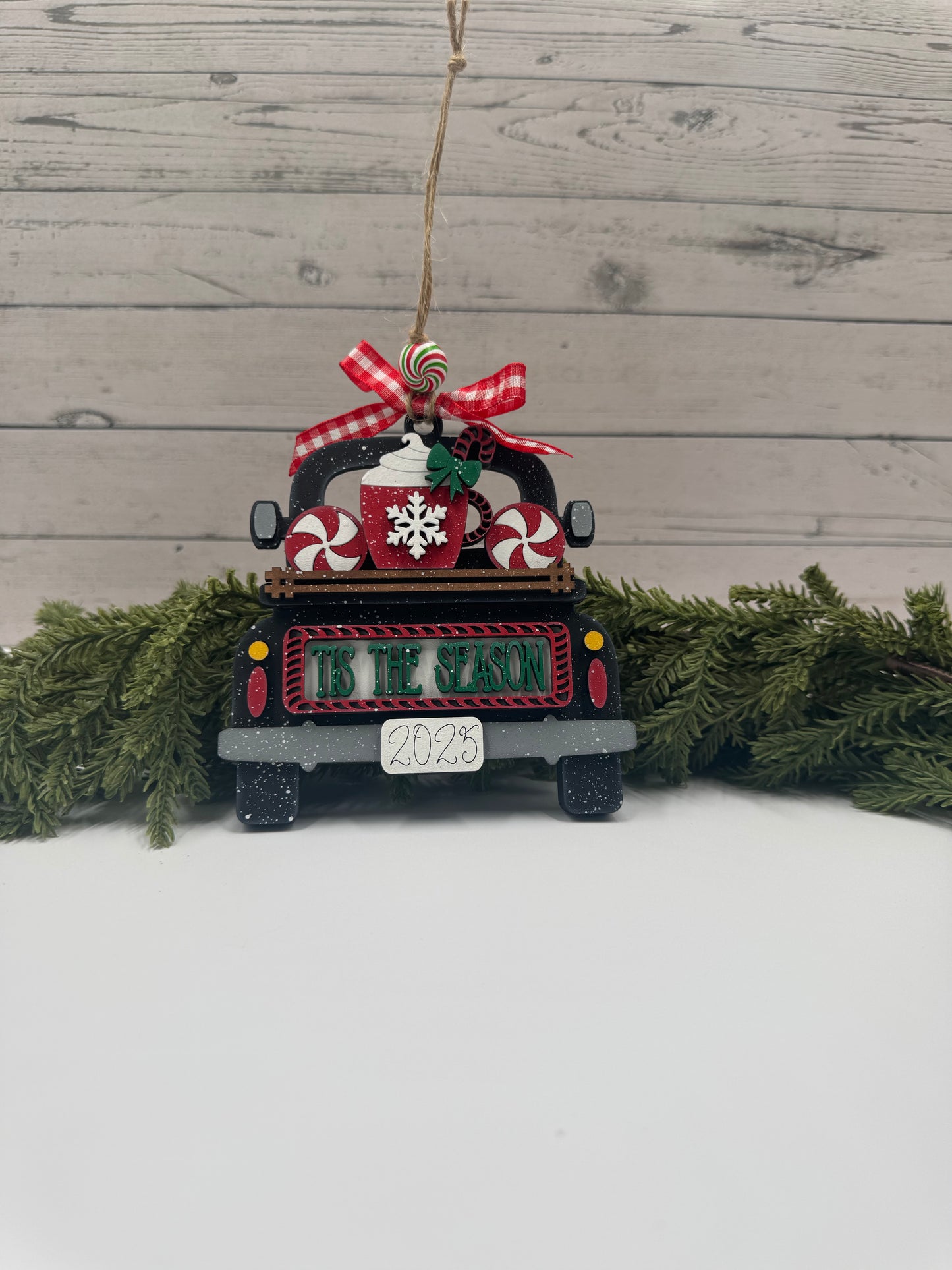 🎄 ‘Tis the Season Ornament – Handmade Wood Christmas Ornament or Gift Card Holder