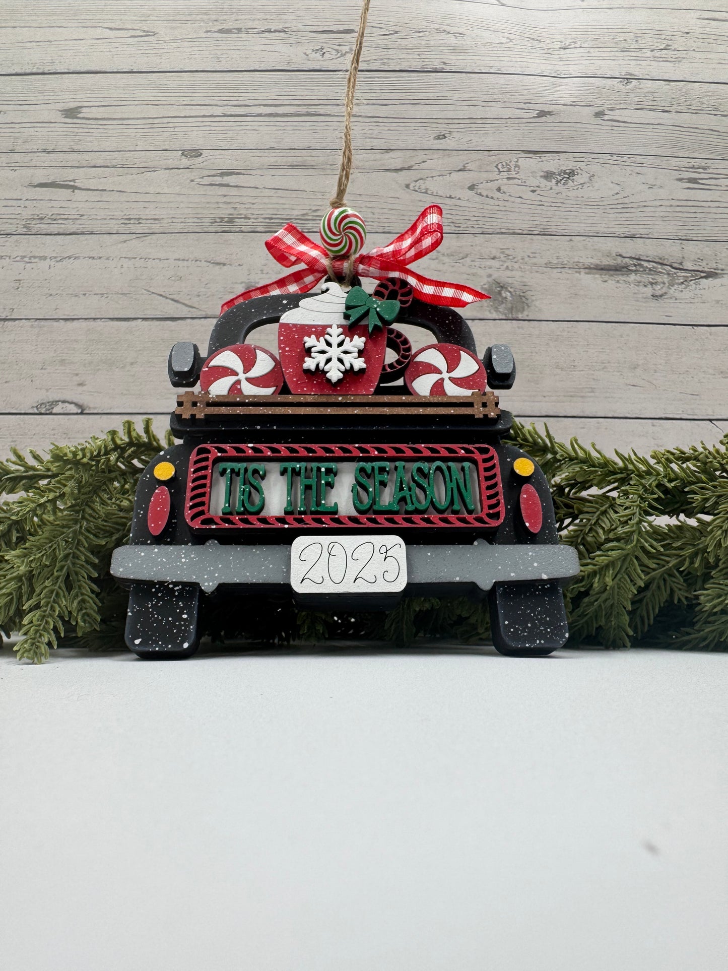 🎄 ‘Tis the Season Ornament – Handmade Wood Christmas Ornament or Gift Card Holder