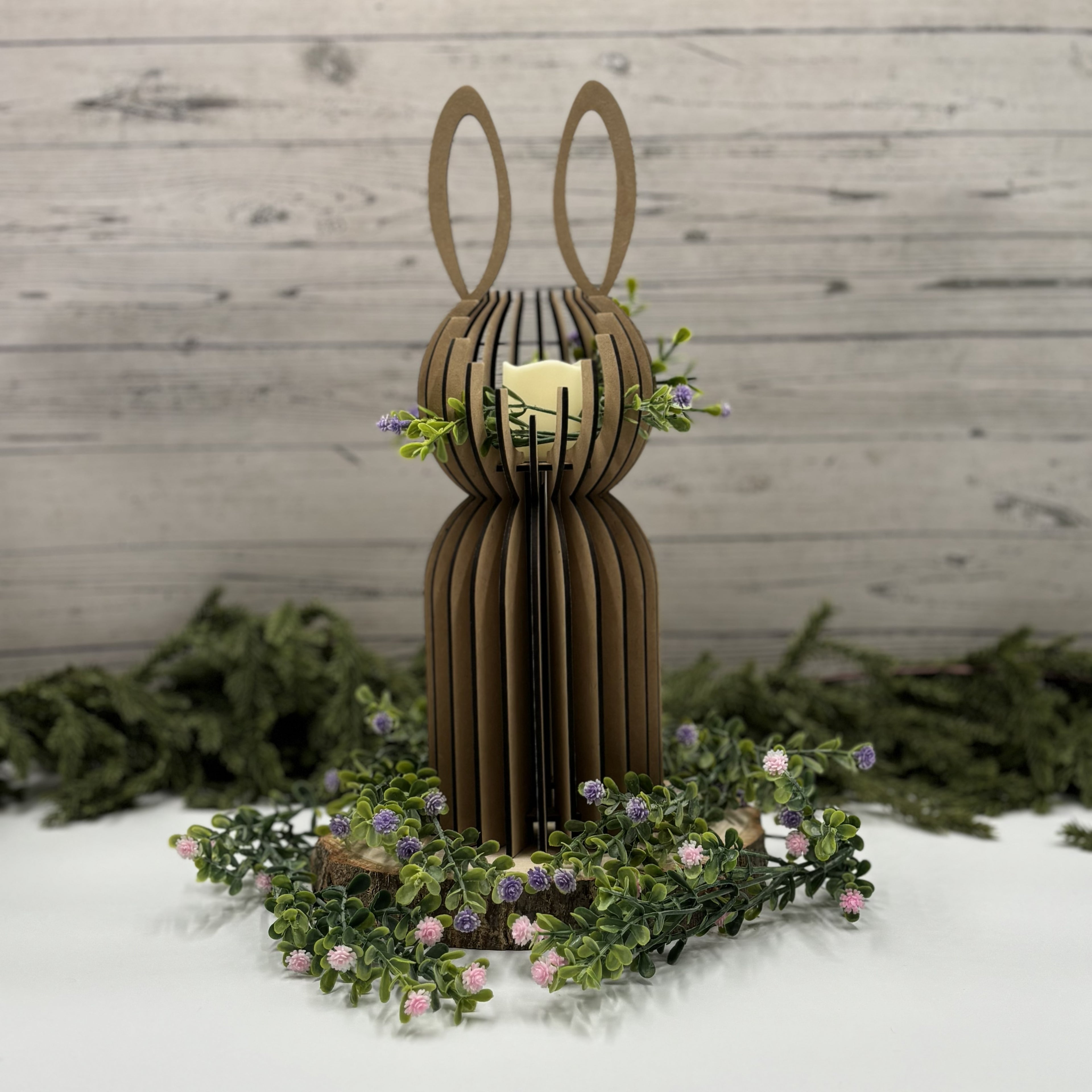 Bunny Votive Candle Holder – Individual or Set | Easter Decor Centerpiece