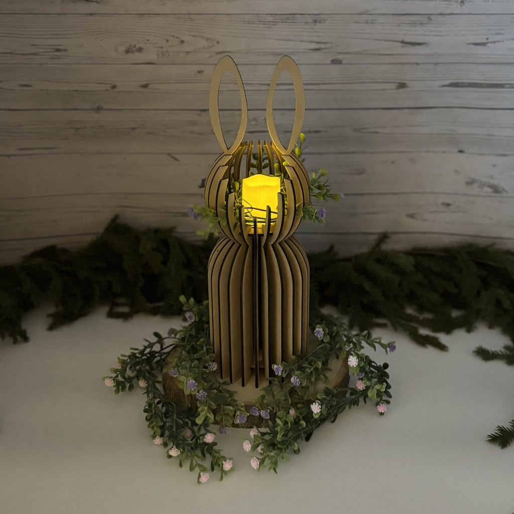 Bunny Votive Candle Holder – Individual or Set | Easter Decor Centerpiece